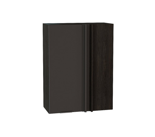 Шкаф верхний прямой угловой Терра, цвет: Смоки Софт