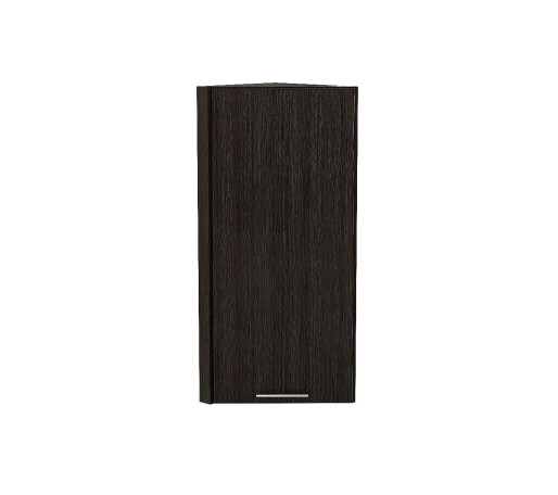Шкаф верхний торцевой Валерия-М, цвет: Венге