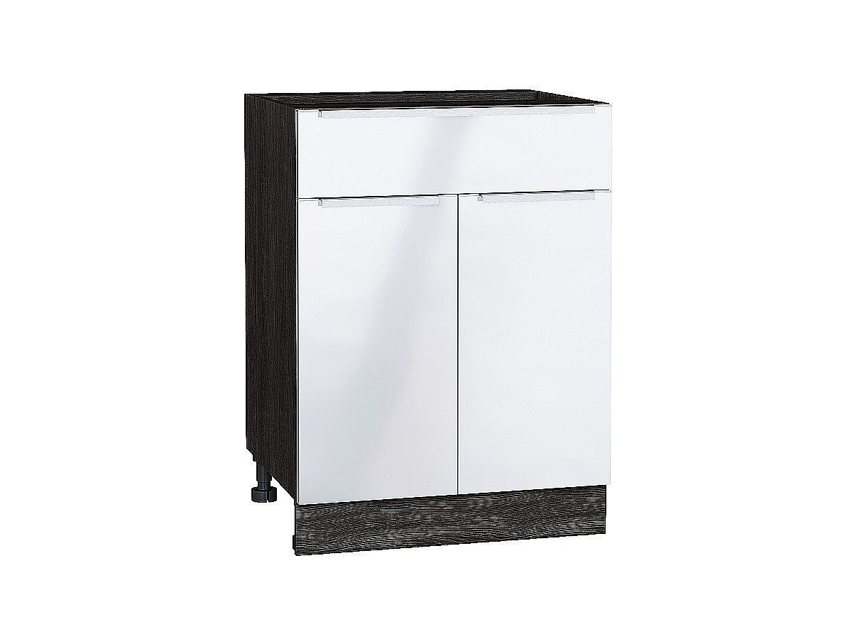 Шкаф нижний с 2-мя дверцами и ящиком Фьюжн, цвет: Angel Шкаф нижний с 2-мя дверцами и ящиком Фьюжн, цвет: Angel