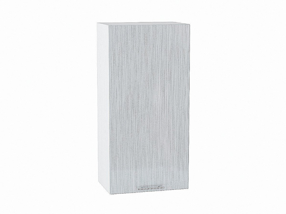 Шкаф верхний с 1-ой дверцей Валерия-М, цвет: Серый металлик дождь светлый Шкаф верхний с 1-ой дверцей Валерия-М, цвет: Серый металлик дождь светлый