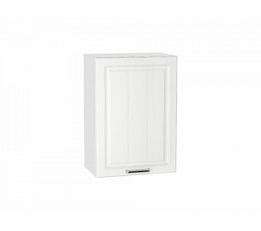 Шкаф верхний с 1-ой дверцей Прага, цвет: Белое дерево