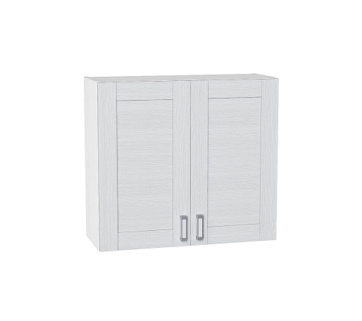 Шкаф верхний с 2-мя дверцами Лофт, цвет: Snow Veralinga
