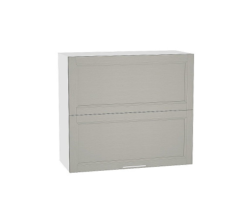 Шкаф верхний горизонтальный с подъемным механизмом Сканди, цвет: Grey Softwood