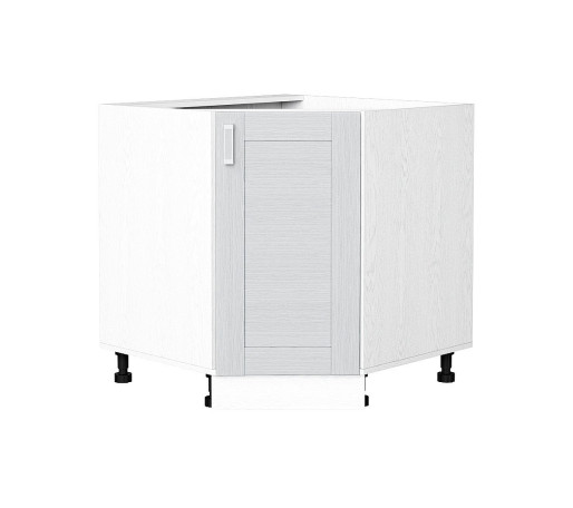 Шкаф нижний угловой (трапеция) Лофт, цвет: Snow Veralinga