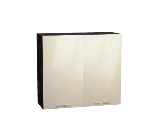 Шкаф верхний с 2-мя дверцами Валерия-М, цвет: Бежевый металлик