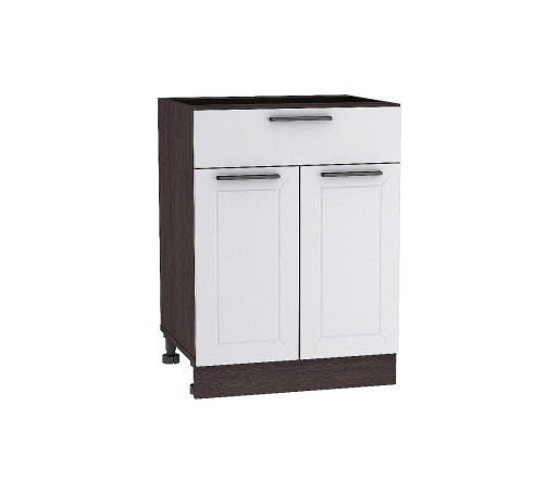 Шкаф нижний с 2-мя дверцами и ящиком Глетчер, цвет: Гейнсборо Силк