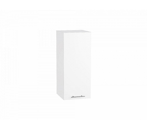 Шкаф верхний с 1-ой дверцей Валерия-М, цвет: Белый глянец