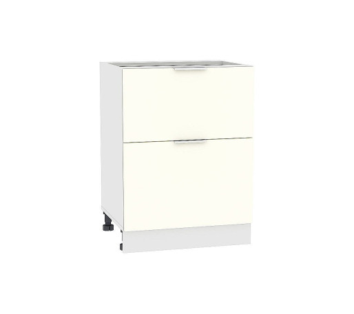 Шкаф нижний с 2-мя ящиками Терра, цвет: Ваниль софт