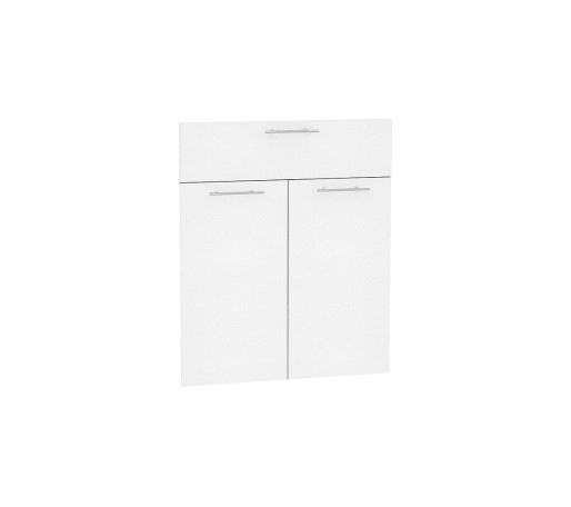 Комплект фасадов Валерия-М для каркаса Ф-41М Н601М/ШП601, цвет: Белый металлик