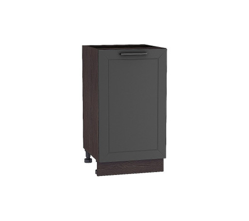 Шкаф нижний с 1-ой дверцей Глетчер, цвет: Маренго Силк