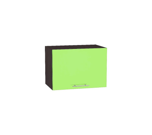 Шкаф верхний горизонтальный глубокий Валерия-М, цвет: Салатовый глянец