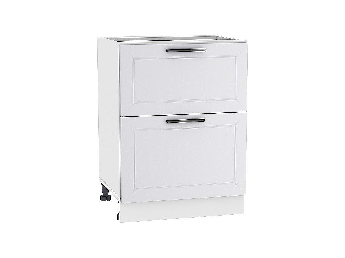 Шкаф нижний с 2-мя ящиками Глетчер, цвет: Гейнсборо Силк Шкаф нижний с 2-мя ящиками Глетчер, цвет: Гейнсборо Силк