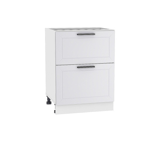 Шкаф нижний с 2-мя ящиками Глетчер, цвет: Гейнсборо Силк