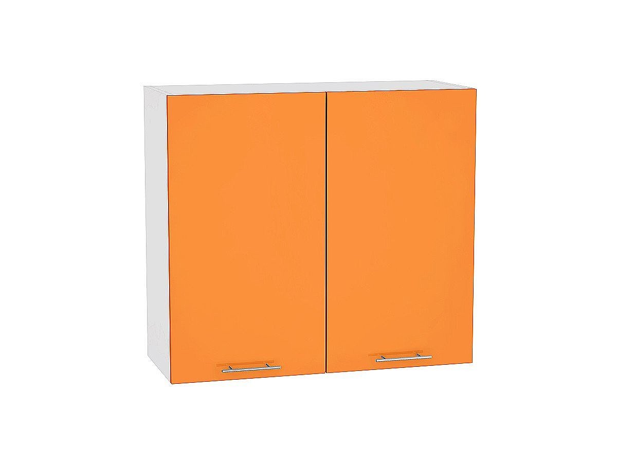 Шкаф верхний с 2-мя дверцами Валерия-М, цвет: Оранжевый глянец Шкаф верхний с 2-мя дверцами Валерия-М, цвет: Оранжевый глянец