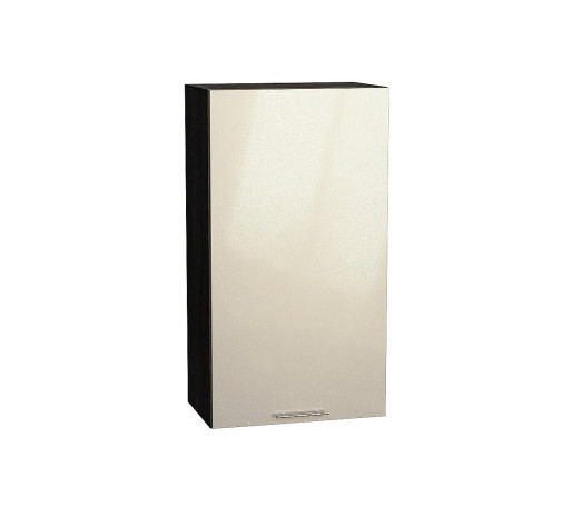 Шкаф верхний с 1-ой дверцей Валерия-М, цвет: Бежевый металлик