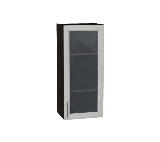 Шкаф верхний с 1-ой остекленной дверцей Сканди, цвет: Cappuccino Softwood