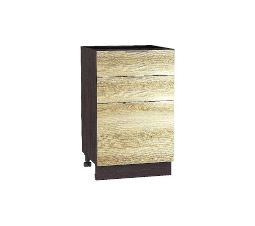 Шкаф нижний с 3-мя ящиками Терра W, цвет: Ель Карпатская