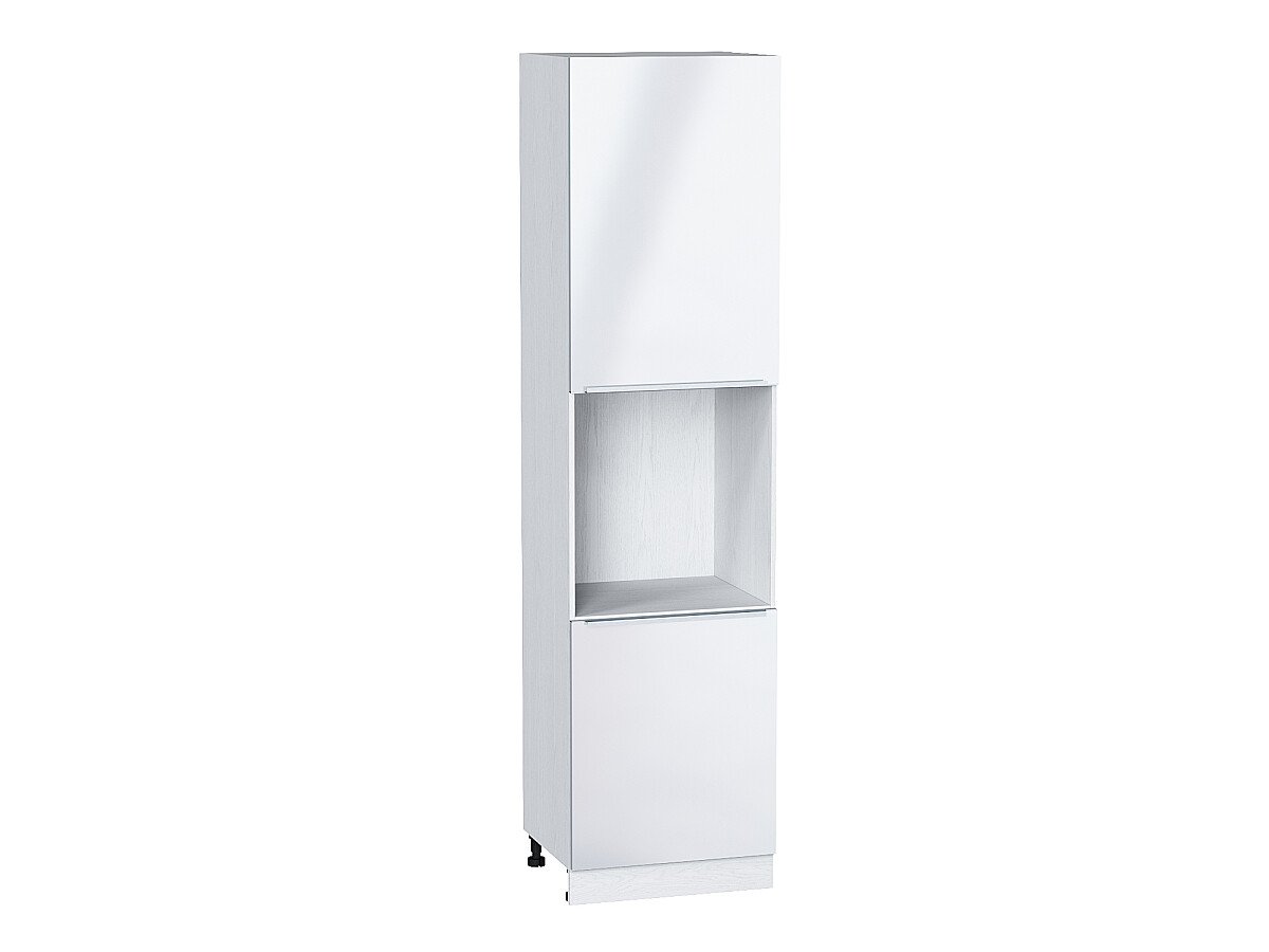 Шкаф пенал с 2-мя дверцами под технику Фьюжн, цвет: Angel Шкаф пенал с 2-мя дверцами под технику Фьюжн, цвет: Angel