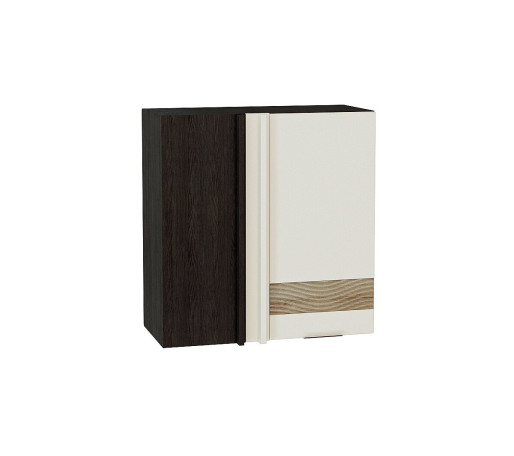 Шкаф верхний прямой угловой Терра DR, цвет: Ваниль софт