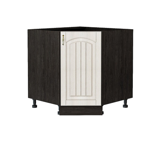 Шкаф нижний угловой (трапеция) Верона R, цвет: Ясень золото