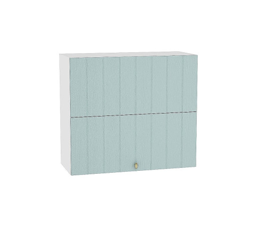 Шкаф верхний горизонтальный с подъемным механизмом Прованс, цвет: Голубой