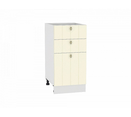 Шкаф нижний с 3-мя ящиками Прованс, цвет: Ваниль