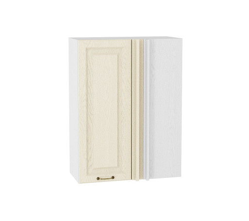 Шкаф верхний прямой угловой Ницца, цвет: Дуб крем