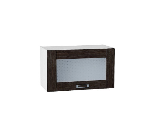 Шкаф верхний горизонтальный остекленный Лофт, цвет: Wenge Veralinga