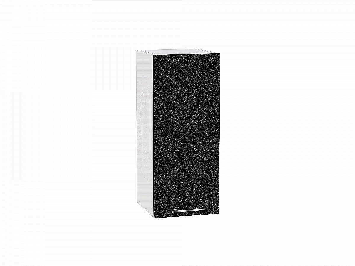 Шкаф верхний с 1-ой дверцей Валерия-М, цвет: Черный металлик Шкаф верхний с 1-ой дверцей Валерия-М, цвет: Черный металлик