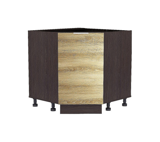 Шкаф нижний угловой (трапеция) Терра W, цвет: Ель Карпатская