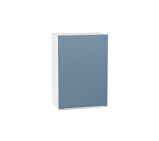 Шкаф верхний с 1-ой дверцей Фьюжн, цвет: Silky Blue