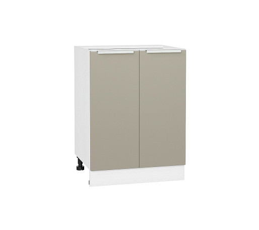 Шкаф нижний с 2-мя дверцами Фьюжн, цвет: Silky Grey