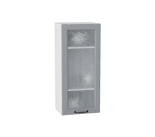 Шкаф верхний с 1-ой остекленной дверцей Ницца, цвет: Magnum