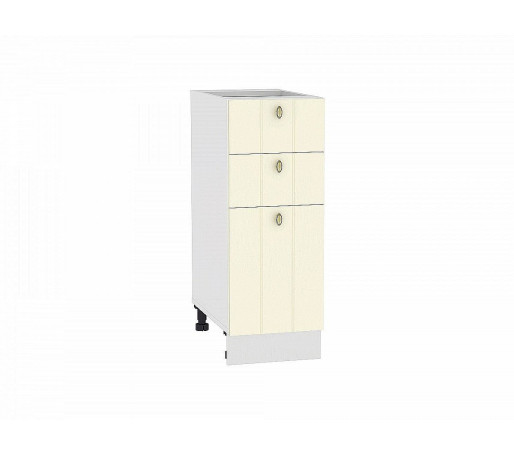 Шкаф нижний с 3-мя ящиками Прованс, цвет: Ваниль