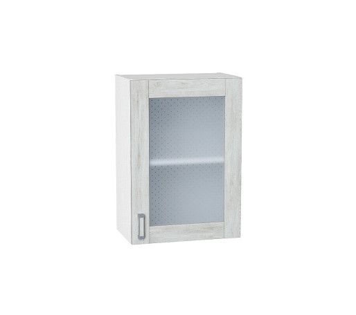 Шкаф верхний с 1-ой остекленной дверцей Лофт, цвет: Nordic Oak