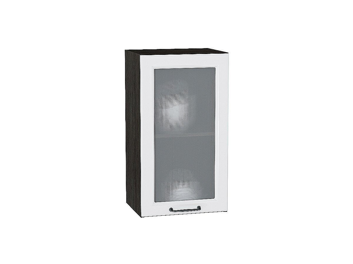 Шкаф верхний с 1-ой остекленной дверцей Ницца, цвет: Blanco Шкаф верхний с 1-ой остекленной дверцей Ницца, цвет: Blanco