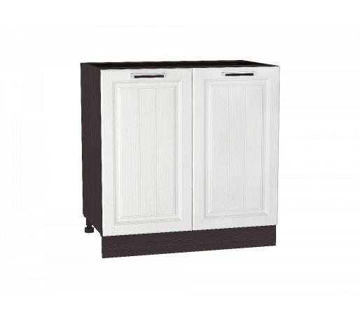 Шкаф нижний с 2-мя дверцами Прага, цвет: Белое дерево