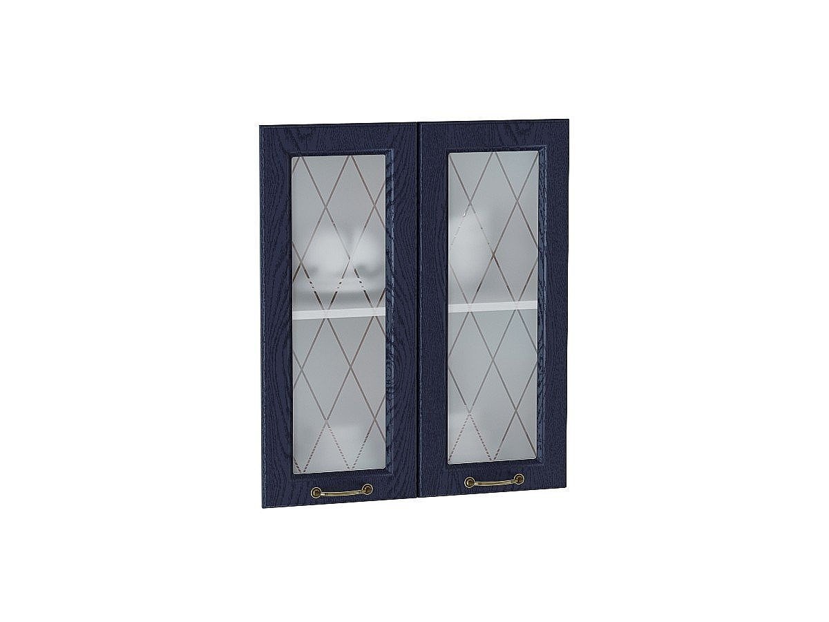 Комплект фасадов Ницца со стеклом для каркаса Ф-45 В600, цвет: Дуб синий Комплект фасадов Ницца со стеклом для каркаса Ф-45 В600, цвет: Дуб синий