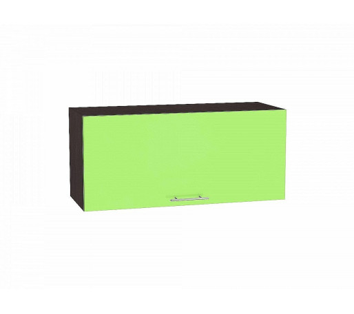 Шкаф верхний горизонтальный Валерия-М, цвет: Салатовый глянец