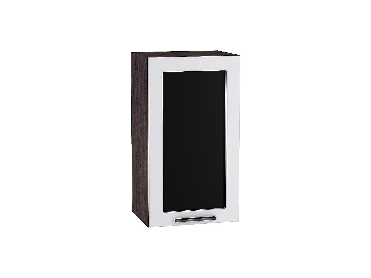 Шкаф верхний с 1-ой остекленной дверцей Глетчер, цвет: Гейнсборо Силк Шкаф верхний с 1-ой остекленной дверцей Глетчер, цвет: Гейнсборо Силк