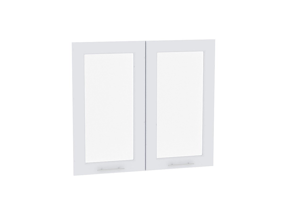 Комплект фасадов Ницца Royal со стеклом для каркаса Ф-55Н В809, цвет: Blanco Комплект фасадов Ницца Royal со стеклом для каркаса Ф-55Н В809, цвет: Blanco