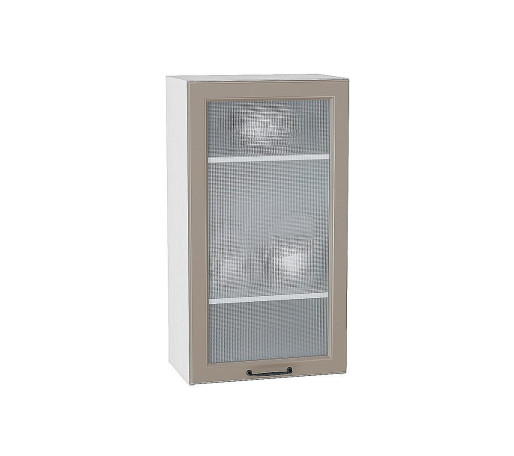 Шкаф верхний с 1-ой остекленной дверцей Ницца, цвет: Omnia