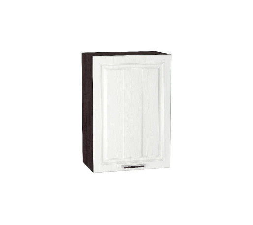 Шкаф верхний с 1-ой дверцей Прага, цвет: Белое дерево