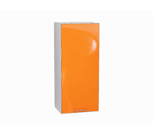 Шкаф верхний с 1-ой дверцей Валерия-М, цвет: Оранжевый глянец