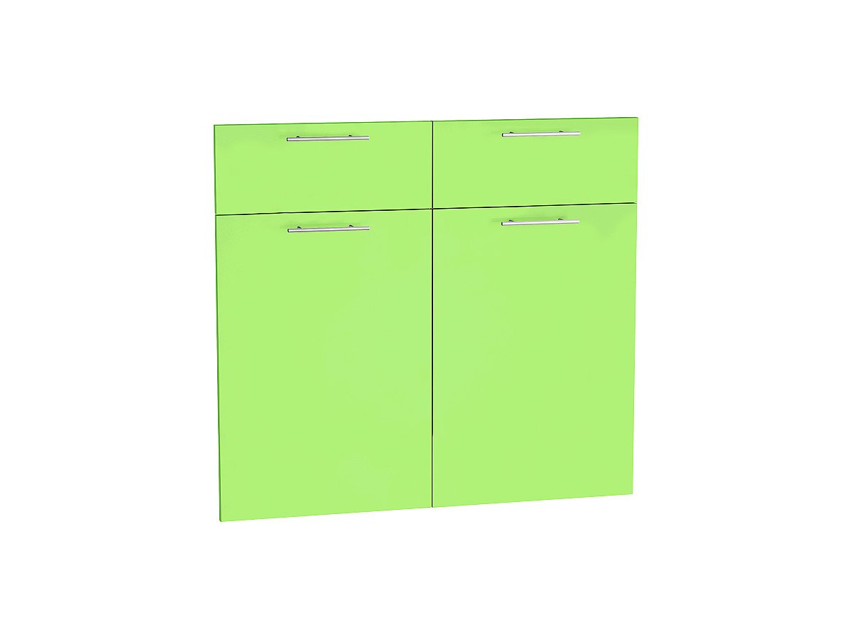 Комплект фасадов Валерия-М для каркаса Ф-51 Н801, цвет: Салатовый глянец Комплект фасадов Валерия-М для каркаса Ф-51 Н801, цвет: Салатовый глянец