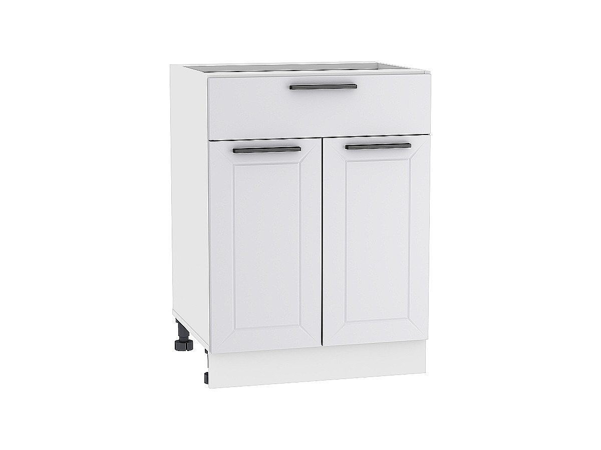 Шкаф нижний с 2-мя дверцами и ящиком Глетчер, цвет: Гейнсборо Силк Шкаф нижний с 2-мя дверцами и ящиком Глетчер, цвет: Гейнсборо Силк