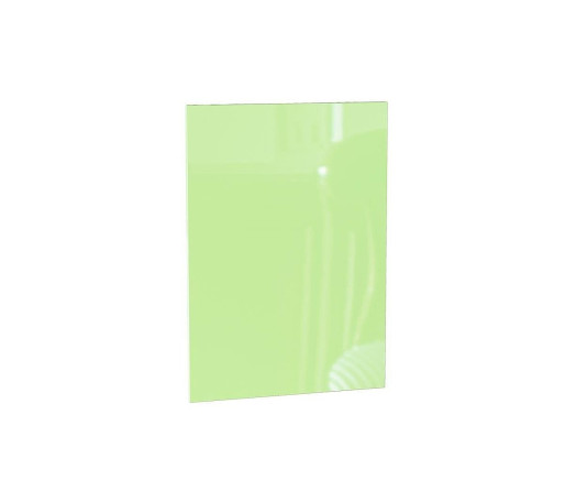 Торцевой фасад Валерия-М для нижнего шкафа Ф-94, цвет: Салатовый глянец