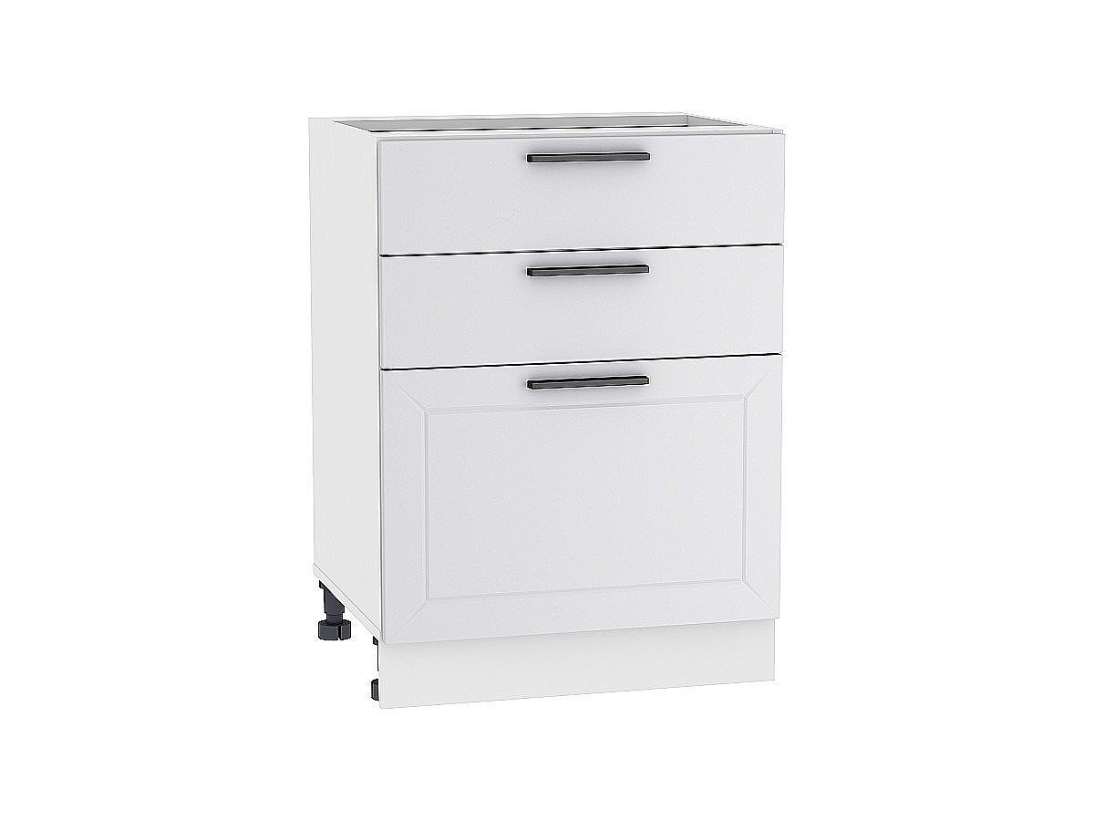 Шкаф нижний с 3-мя ящиками Глетчер, цвет: Гейнсборо Силк Шкаф нижний с 3-мя ящиками Глетчер, цвет: Гейнсборо Силк