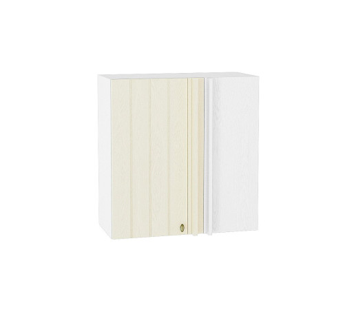 Шкаф верхний прямой угловой Прованс, цвет: Ваниль