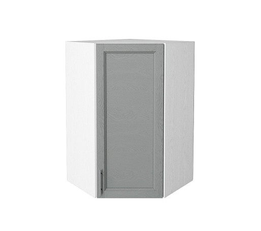 Шкаф верхний угловой Сканди, цвет: Grey Softwood